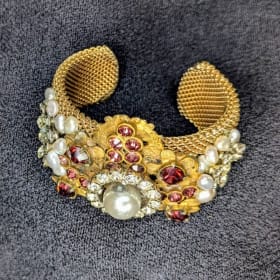 Gilded Glamour:  Vintage Bracelet item