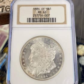 1884 Carson city Morgan Silver Dollar MS63 item