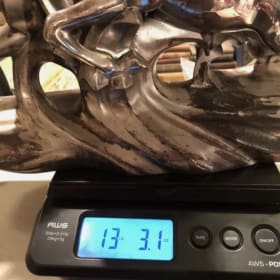 Sterling silver horse sculpture 13.31 pounds item