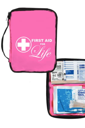 Pink "First Aid for Life" Kit item