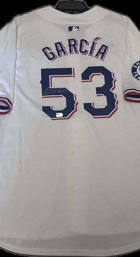 Adolis Garcia Autographed Jersey item