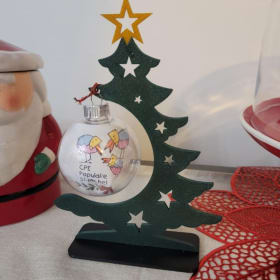 Arbre support et boule de Noël item