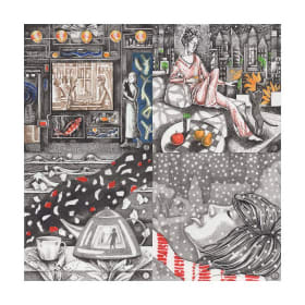 Love Actually, giclee print, 12 x 12 item