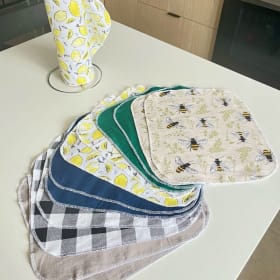 Essuies tout lavables paquet de 6 item