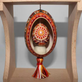 Pysanka “With an Open Heart - California Poppies,” 2024 item