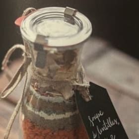 Soupe sèche en pot item