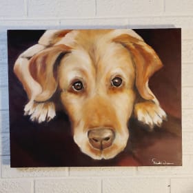 Golden Lab Original Painting item