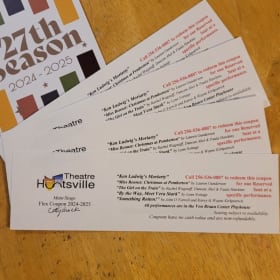 Four Flex Coupons for Any Theatre Huntsville Show item