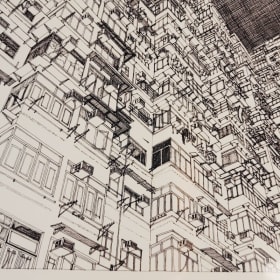 "Fook Cheong Building Fascade" Print item