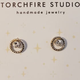 Sterling Silver Circle Earrings item