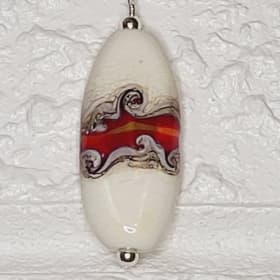White and Red Heated Glass item