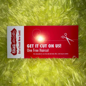 One Free Haircut #3 item