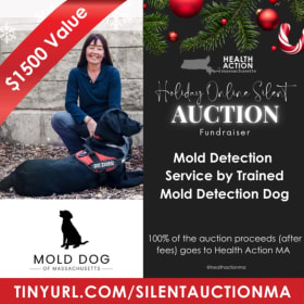 Mold Detection Service by Trained Mold Detection Dog – $1500 item