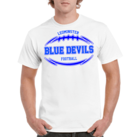 White Football T-Shirt item