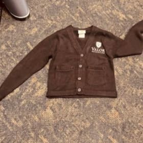 Education Logo Button Down Cardigan - YM item