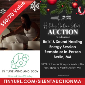Reiki & Sound Healing Energy Session – $50/$70 Value item