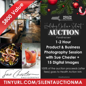 Product & Business Photography w/Susan Chester – $800 Value item