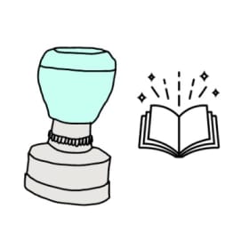 Étampe « Bibliothèque » item