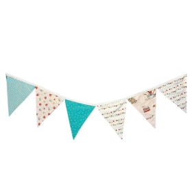 Fanion chambre d'enfant - rouge et fleur (Valeur $65) item