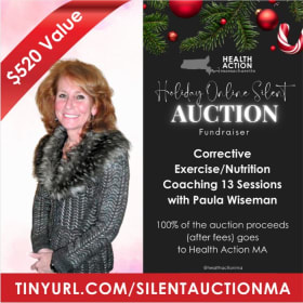 Corrective Exercise/Nutrition Coach  13 Sessions-$520 Value item