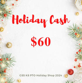 Holiday Shop Cash $60 item