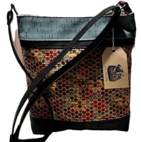 Handmade Cork Crossbody Bag item