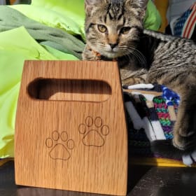 Wood Cut Phone Amplifier item