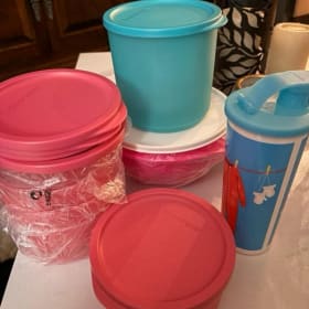 Two lots of Tupperware dishes (new) item