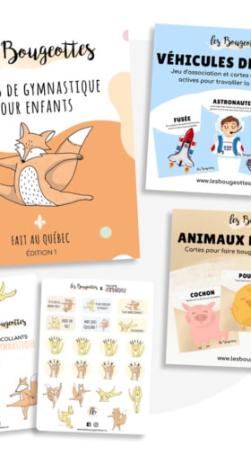 Cartes Les Bougeottes (valeurs 78$) item