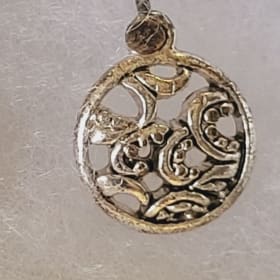 Silver and White Earrings item