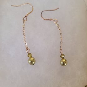 Green Bead and Necklace Set item