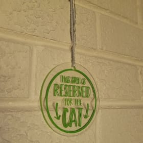 This Spot is Reserved for the Cat Ornament item