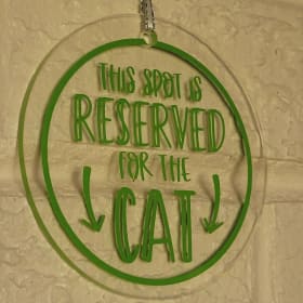 This Spot is Reserved for the Cat Ornament item