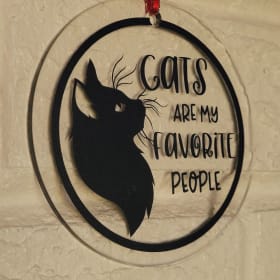 Cats Are My Favorite People Ornament item