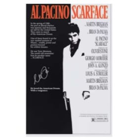 Al Pacino "Scarface" autographed and framed Movie Poster item