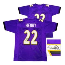 Derrick Henry Baltimore Ravens autographed Jersey item
