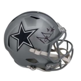Dak Prescott Dallas Cowboys autographed Helmet item