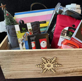 15. "Travel in Style" basket item