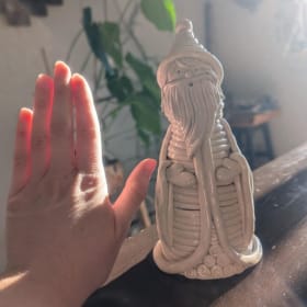 Père Noël terre cuite #2(valeur 30$) item