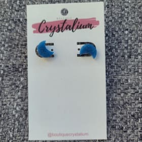 Boucle d'oreille lune brillante (valeur 20$) item