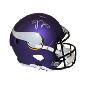 Justin Jefferson Minnesota Vikings autographed Helmet item