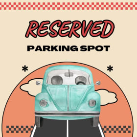 Reserved Parking Spot #1 item