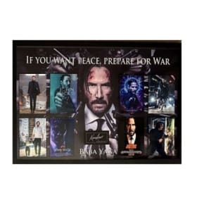 John Wick 3D Movie Trilogy Collage item