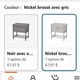 Rangement double usage item