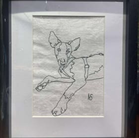 Oeuvre de fil sur coton - GUAKU item