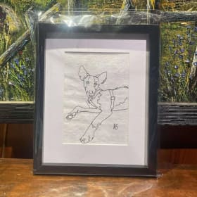 Oeuvre de fil sur coton - GUAKU item