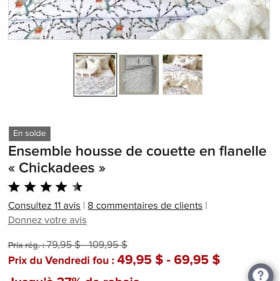 Ensemble housse de couette item
