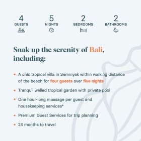Balinese Vacation in Bali, Indonesia! 4 guests, 5 nights item
