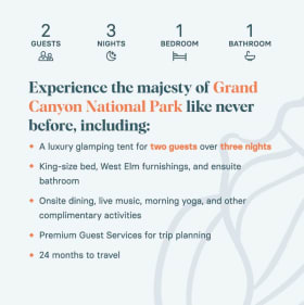 Grand Canyon Vistas! 2 guests, 3 nights item