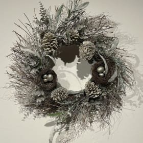 Nature Scene All-A-Glitter Wreath - W6A item